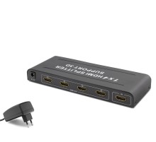 Hdmi Splitter 4K 3D 1 In 4 Out - Siyah HDX1294