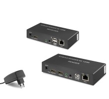 Hdmi Kvm Extender 4K 120 M - Siyah HDX1306