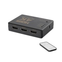 Hdmi Switch 4K Kumandalı 3 In 1 Out - Siyah HDX1308
