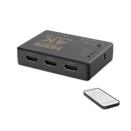 Hdmi Switch 4K Kumandalı 3 In 1 Out - Siyah HDX1308
