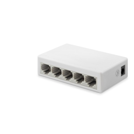 toptan-xml-dropshipping-Ethernet Switch 5 Port 10/100 Mbps - Beyaz HDX1344