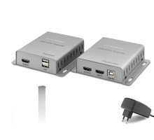 Hdmi Kvm Extender 4K 60 M - Gümüş HDX1355
