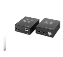 Hdmi Kvm Extender Loop-Out 1080P 60 M - Siyah HDX1356