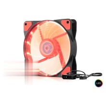 Kasa Fanı Led 12 Cm - Siyah HDX1520