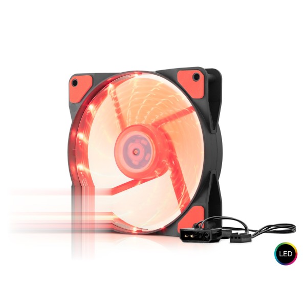 Kasa Fanı Led 12 Cm - Siyah HDX1520