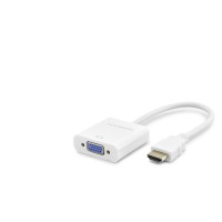 Hdmi To Vga Dişi Görüntü Dönüştürücü 1080P - Beyaz HDX2020B