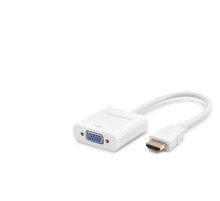 Hdmi To Vga Dişi Görüntü Dönüştürücü 1080P - Beyaz HDX2020B