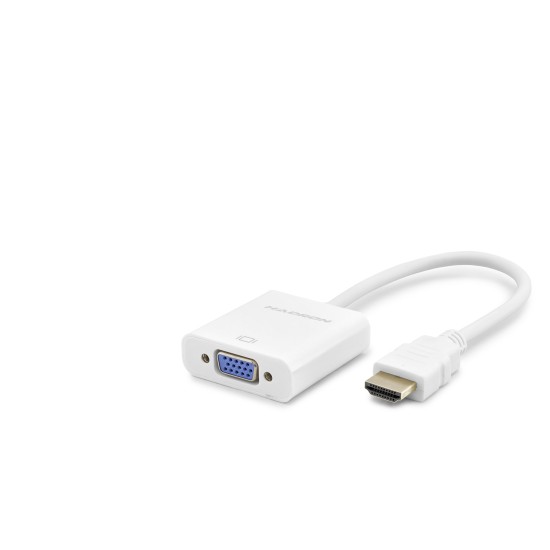 toptan-xml-dropshipping-Hdmi To Vga Dişi Görüntü Dönüştürücü 1080P - Beyaz HDX2020B