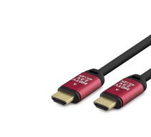 Hdmi 2.0 Kablo 4K Uhd Od 8.0 Mm 25 M - Siyah Kırmızı HDX2040