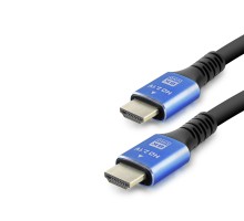 Fiber Optik Hdmi 2.1 Kablo 8K Uhd 60 Hz Od 8.0 Mm 1.5 M - Siyah Mavi HDX2044