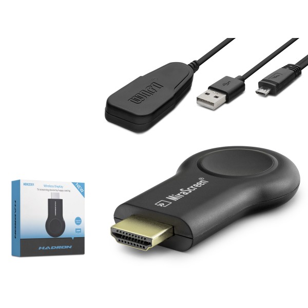 Hdmi Kablosuz Görüntü Aktarim Cihazi Wireless Display - Siyah HDX2351