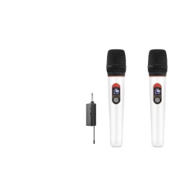 Profesyonel Kablosuz Uhf 2 Mikrofonlu Set 6.35 Mm - Beyaz HDX2791B