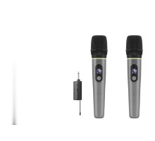 Profesyonel Kablosuz Uhf 2 Mikrofonlu Set 6.35 Mm - Gri HDX2791G