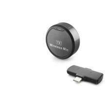 Type-C Kablosuz Yaka Mikrofonu - Siyah HDX2794