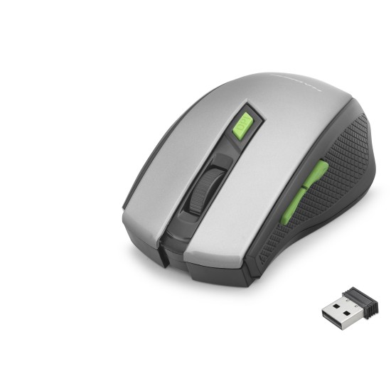 toptan-xml-dropshipping-Kablosuz Mouse 800/1600 Dpi - Gri Siyah HDX3404G