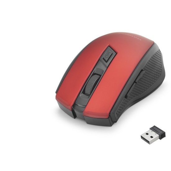toptan-xml-dropshipping-Kablosuz Mouse 800/1600 Dpi - Kırmızı Siyah HDX3404R