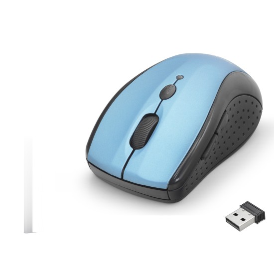 toptan-xml-dropshipping-Kablosuz Mouse 800/1600 Dpi - Mavi Siyah HDX3405B