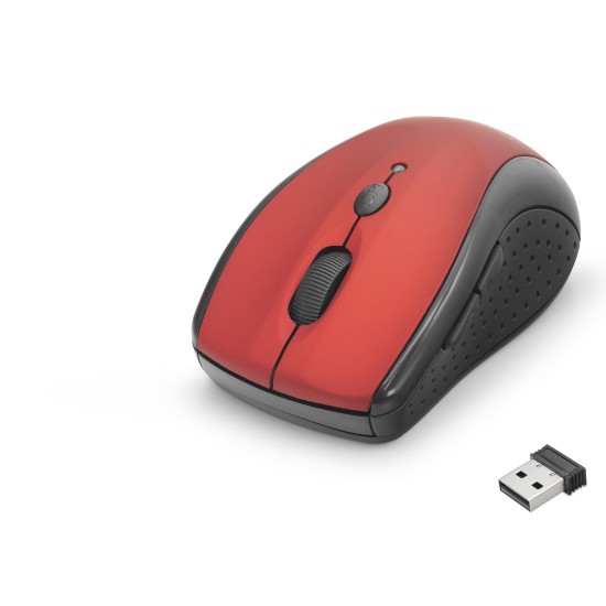toptan-xml-dropshipping-Kablosuz Mouse 800/1600 Dpi - Kırmızı Siyah HDX3405R