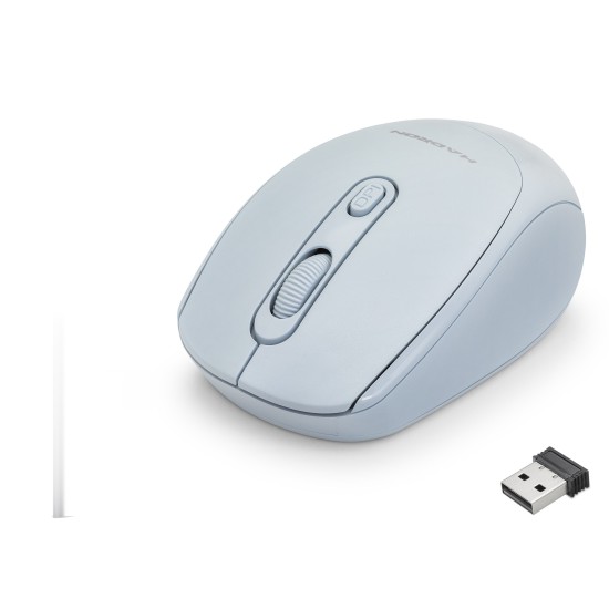 toptan-xml-dropshipping-Kablosuz Mouse 800/1600 Dpi - Açık Mavi HDX3406B
