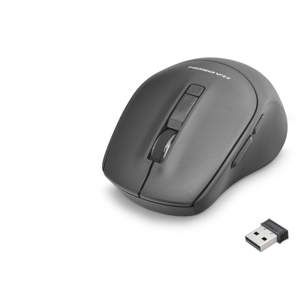  Kablosuz Mouse 600/1600 Dpi - Si̇yah HDX3408