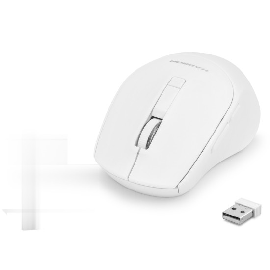 toptan-xml-dropshipping-Kablosuz Mouse 600/1600 Dpi - Beyaz HDX3408L