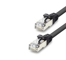 Cat7 Ethernet Patch Kablosu 10 Gbps 600 Mhz 60 Cm - Siyah HDX5089