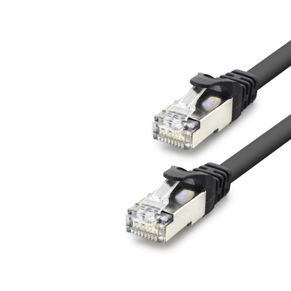 toptan-xml-dropshipping-Cat7 Ethernet Patch Kablosu 10 Gbps 600 Mhz 5 M - Siyah HDX5093