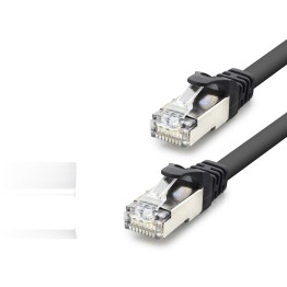 Cat7 Ethernet Patch Kablosu 10 Gbps 600 Mhz 10 M - Siyah HDX5094