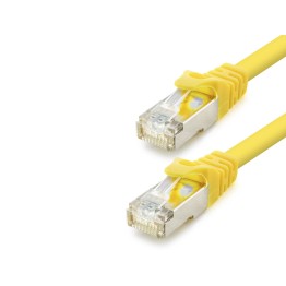 Cat7 Ethernet Patch Kablosu 10 Gbps 600 Mhz 1 M - Sarı HDX5103