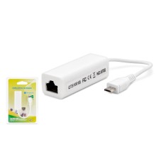 Micro Usb 2.0 Ethernet Adaptör 10/100 Mbps - Beyaz HDX5271