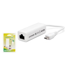Micro Usb 2.0 Ethernet Adaptör 10/100 Mbps - Beyaz HDX5271