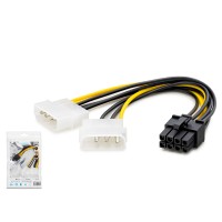 Sata To 8 Pin Ekran Kartı Power Kablosu - Siyah HDX5504