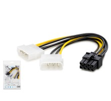 Sata To 8 Pin Ekran Kartı Power Kablosu - Siyah HDX5504