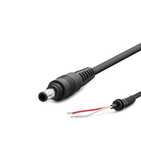 toptan-xml-dropshipping-Laptop Adaptör Dc Jack Kablosu 5.0 X 3.0 Mm Asus / Samsung Uyumlu 1.2 M - Siyah HDX5510