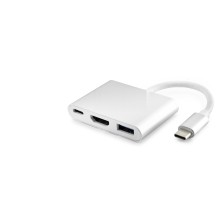 Type-C Combo Hub Hdmi 4K Usb 3.0 3 Port - Gri HDX7764