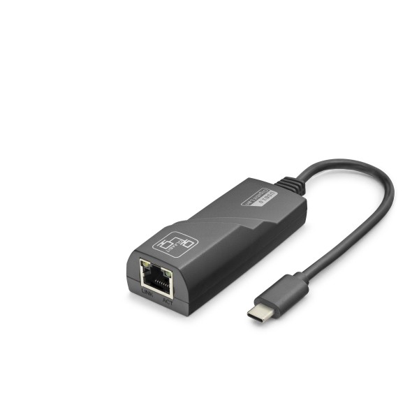 toptan-xml-dropshipping-Type-C Usb 3.0 Ethernet Adaptör Gigabit - Siyah HDX7868