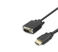 Hdmi To Vga Görüntü Kablosu 1080P 1.8 M - Siyah HDX7872