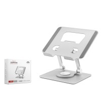 Metal 360 Derece Dönebilen Kompakt Tablet Ve Laptop Standi - Silver HDX8020