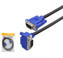 Vga Kablo L Tip 1.5 M - Siyah Mavi HN4485