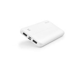 Powerbank 10000 Mah Dual Usb Ve Type-C - Beyaz IPG12N-B
