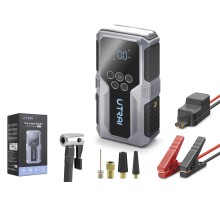 15000Mah 1500A Araç Akü Takviye Cihazi Hava Kompresörlü Powerbank - Gri JS-9