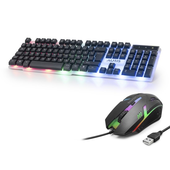 toptan-xml-dropshipping-Gaming Klavye Ve Mouse Seti Led - Siyah KGC10