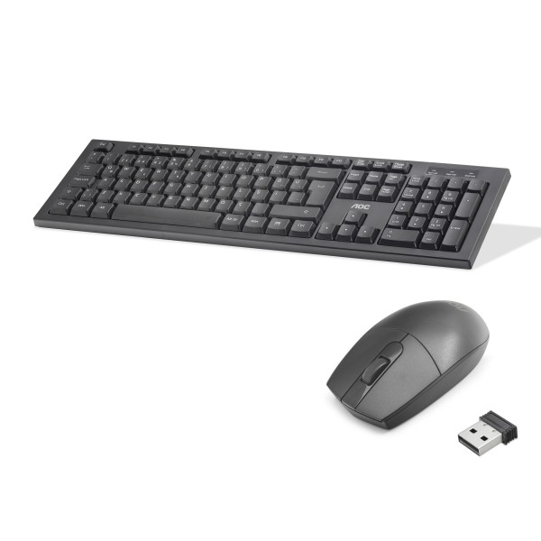 toptan-xml-dropshipping-Kablosuz Klavye Ve Mouse Seti Usb - Siyah KM210B/38