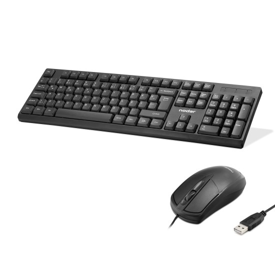 toptan-xml-dropshipping-Klavye Ve Mouse Seti - Siyah KM501