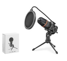ME4Usb Profesyonel Gaming Rgb Mikrofon 48 Khz / 16 Bit Çok Yönlü Type-C - Siyah