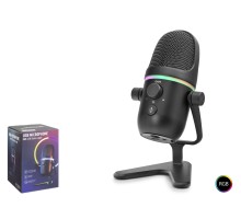 Profesyonel Çift Modlu Gaming Rgb Mikrofon 192 Khz / 24 Bit Type-C - Siyah ME5
