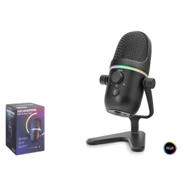 Profesyonel Çift Modlu Gaming Rgb Mikrofon 192 Khz / 24 Bit Type-C - Siyah ME5