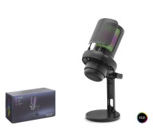 Gaming Rgb Masaüstü Mikrofon Usb Type-C 192Khz 24Bit - Siyah ME6PB