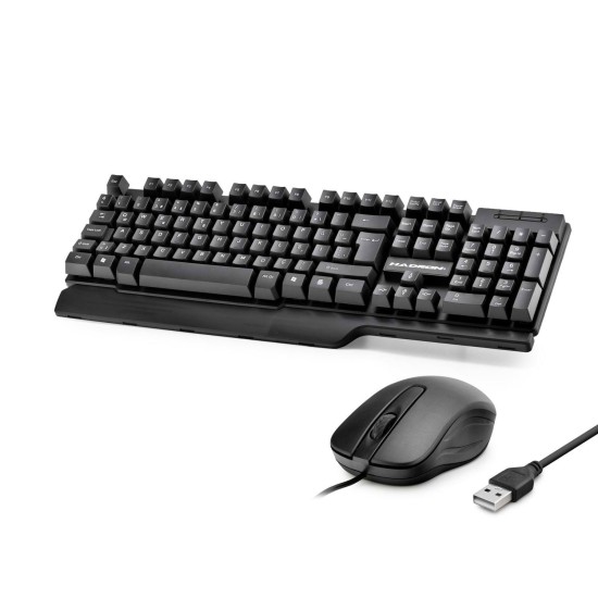 toptan-xml-dropshipping-Ablolu Klavye Mouse Set Q Siyah HD861