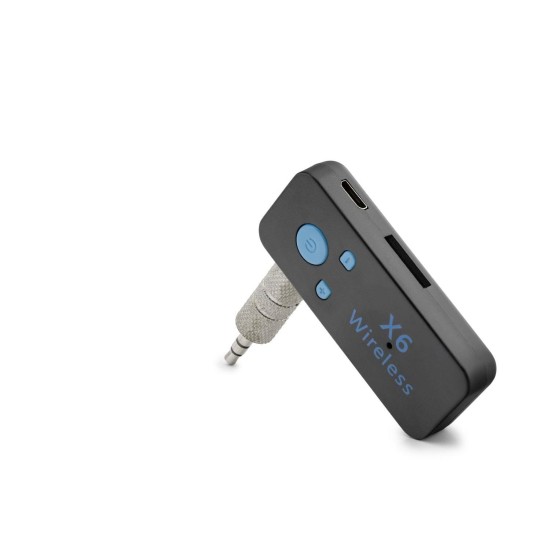 toptan-xml-dropshipping-AUX Bluetooth Ses Alıcı Adaptör Handsfree - Siyah HD9004